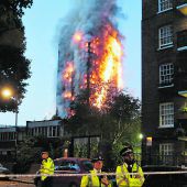 Verheerendes Inferno im Herzen von London