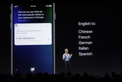 Apple stellte am Montagabend seine Neuerungen vor. Foto: AP