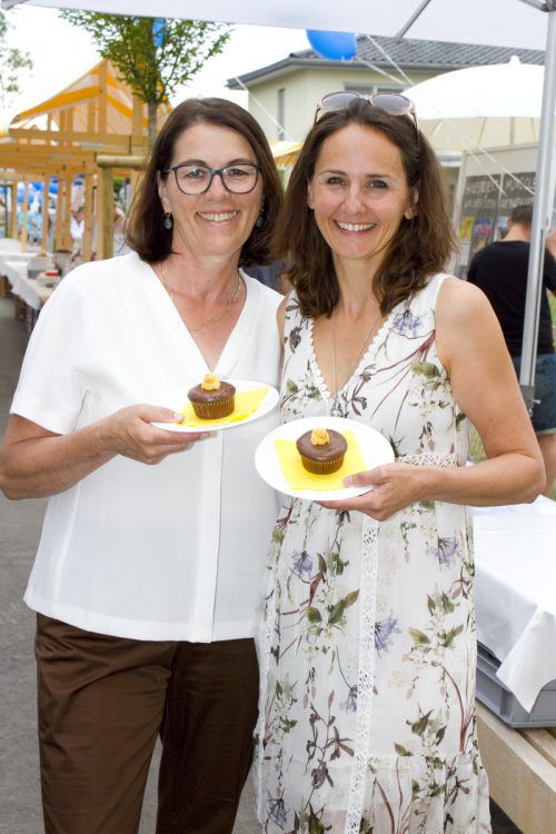 Birgit Rüdisser (l.) und Koordinatorin Judith Längle (Kinderbetreuung).