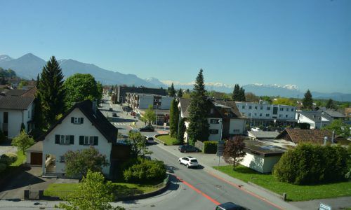 Die Planungen für Wolfurt schließen den Raum von der Kirche bis Unterlinden mit ein.