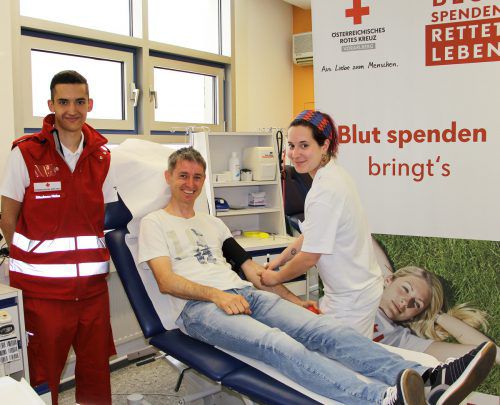 Elmar Böhler spendete bereits 96 Mal Blut. Foto: RK Vlb