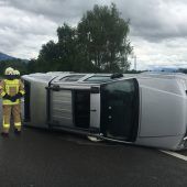 Mehrere Verletzte bei Unfall auf A 14