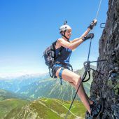 Abenteuerliche Klettertour bei traumhaftem Wetter