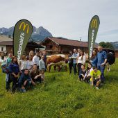 Auf der McDonald’s Rinder-Flagship-Farm