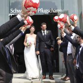 Kaiserwetter für den Kapitän: Dominik Schmid hat geheiratet