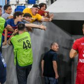 Georgische Fußballfans feierten Netzer