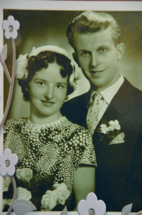 Hochzeit am 22. Juni 1957.