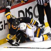 Pittsburgh holte sich den ersten Matchpuck