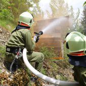 Jagdberger Wehren sind Feuer und Flamme für die Brandbekämpfung