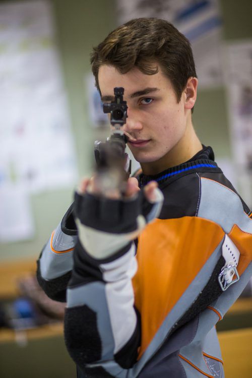 Patrick Diem, Juniorenweltmeister im KK-Teambewerb. Steurer