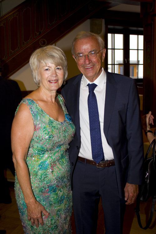 Schirmherrin Ilga und Alt-LH Herbert Sausgruber.