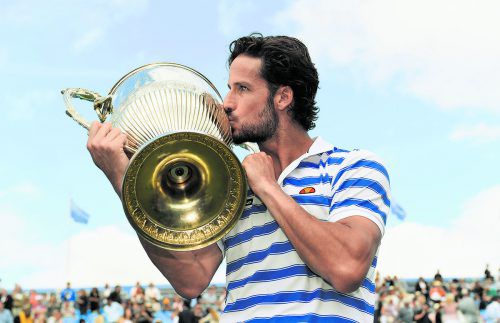 Triumph auf Rasen in London: Feliciano Lopez. Foto: reuters