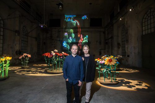 Waren im Kunstraum Dornbirn und sind demnächst auf der Art Basel: Nathalie Djurberg und Hans Berg.  Foto: VN/Steurer