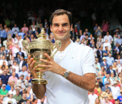 Achter Triumph in Wimbledon: Roger Federer. Foto: GEPA
