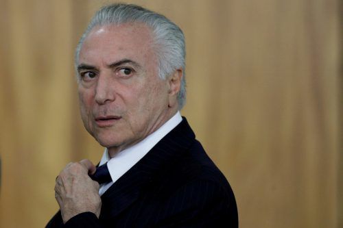 Brasiliens Staatschef steht unter Korruptionsverdacht. reuters