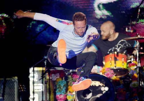Coldplay-Star Martin hat sich 2015 zu einem 15-jährigen Engagement als Festival-Kurator verpflichtet.  Reuters