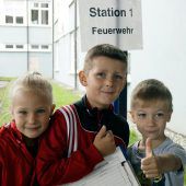 Kinder im Olympiafieber