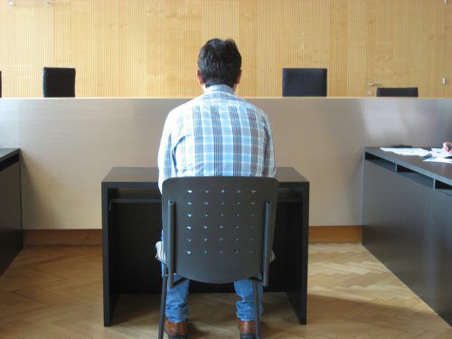 Der 37-Jährige beim Prozess am Landesgericht.  Foto: Eckert