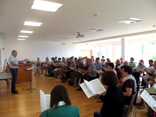 Der Linzer Domkapellmeister Josef Habringer leitet die „Tage der Kirchenmusik“ in Batschuns.  Foto: JU