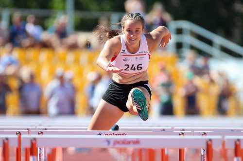 Zum 17. Geburstag gab es für Chiara Schuler OM-Gold im Siebenkampf. gepa