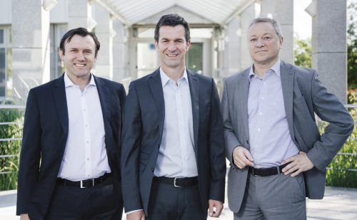 Die neue Geschäftsführung des Beschlägeherstellers Grass (v. l.): André Stiller, Thomas Zenker und Thomas Müller. Foto: Grass