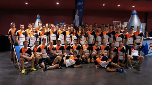 Die sportliche Belegschaft der Firma Blum zeigt sich bereits gut gerüstet.  Foto: blum