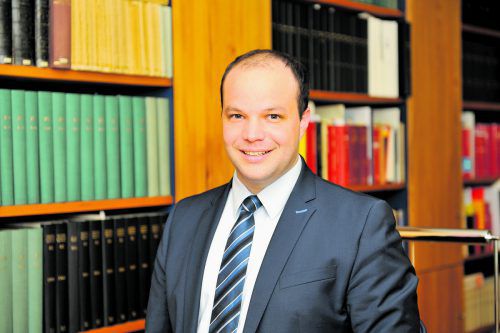 Dr. Andreas Fussenegger, Präsident des Eishockeyverbandes. Af