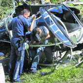 Pilot überstand Absturz mit Transporthubschrauber unverletzt