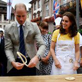 Royale Stippvisite in Heidelberg