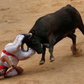 Zehn Verletzte bei der Stierhatz in Pamplona