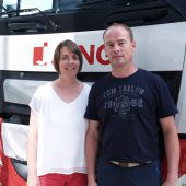 Brandneue Trucks wurden Spediteuren vorgestellt