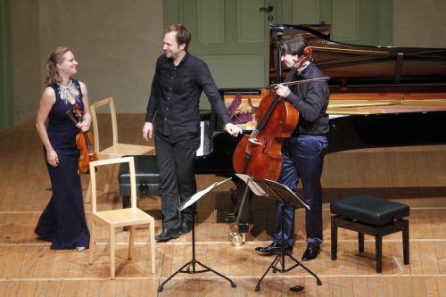 Geigerin Julia Fischer im Markus-Sittikus-Saal.