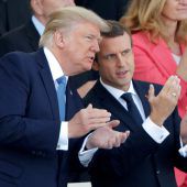 Frankreich feiert mit Trump