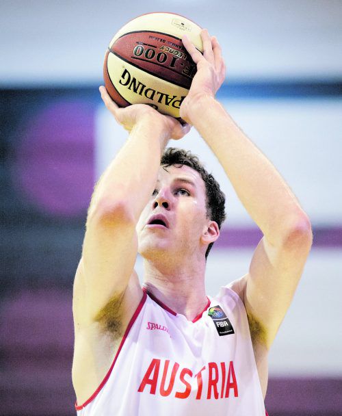 Jakob Pöltl: 17 Punkte für das Nationalteam. Foto: apa