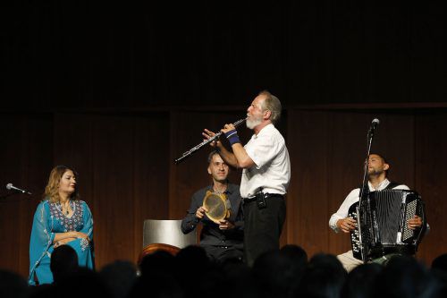 „Middle East Peace Ensemble“ sorgte bei den Bregenzer Festspielen für einen „Musik & Poesie“-Auftakt nach Maß. Foto: BF/Köhler