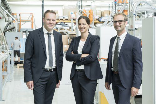 Neue Fries-Geschäftsführung (v. l.): Gerhard Bertsch, Katharina Rhomberg und Gerhard Marte.  Foto: Frigesch