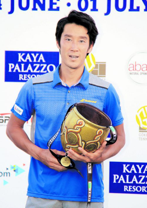 Sieg im Finale von Antalya: Yuichi Sugita. Foto: ap