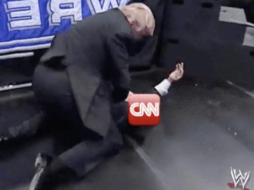 Trump teilte gegen CNN kräftig aus. Foto: Screenshot