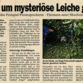Mit dem Finger eines Mordopfers im Gepäck