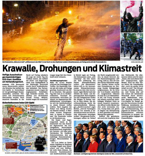 VN/Bericht vom 8. Juli 2017.