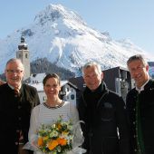 Ehrung vor 1500 Menschen in Lech