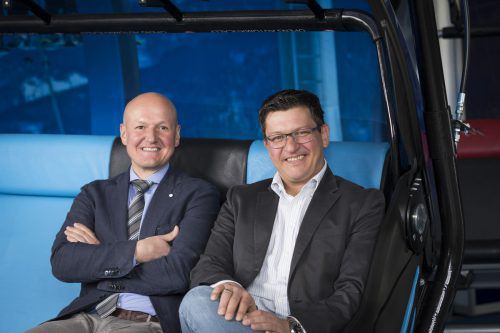 Alexander Klimmer und Peter Vogelmann haben nach der Lehre Karriere bei Doppelmayr gemacht. Doppelmayr