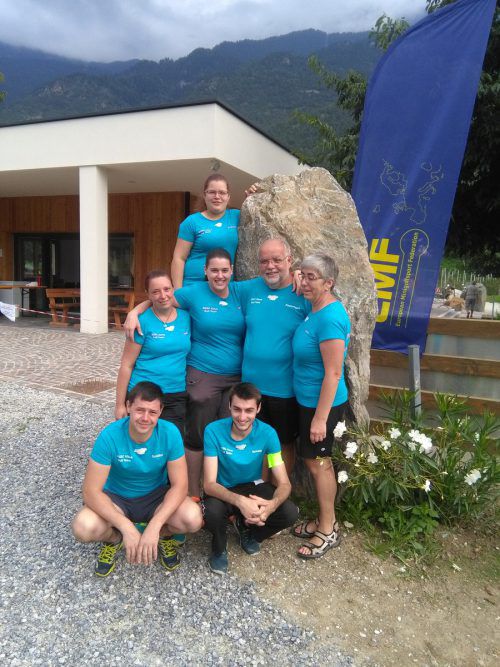 Das BGSC-Klaus-Team beim Europacupfinale in Südtirol. Verein