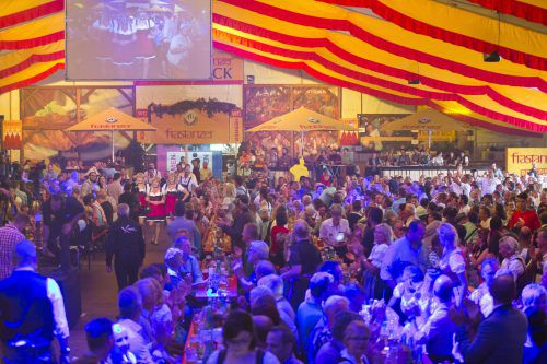 Der Getränkeabsatz war in der Sommersaison bislang gut, auch aufgrund von Eigenevents wie z. B. dem Frastanzer Bockbierfest.  Foto:FB