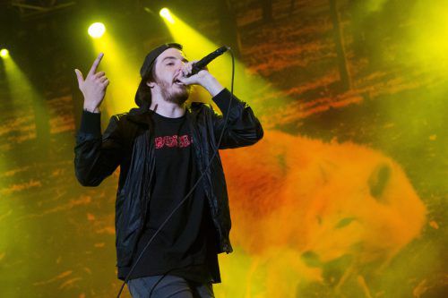 Der Rapper stand 2012 auf der Bühne des Lustenauer Szene Openair.  Foto: VN/Steurer
