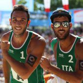 Nicolai und Lupo mit EM-Triple