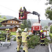 Einsätze bei Sturm und Regen