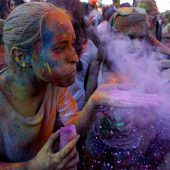 Fest der Farben in Madrid
