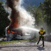 Ein Raub der Flammen