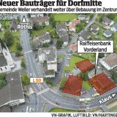 In Weiler wird Platz für die Dorfmitte geschaffen